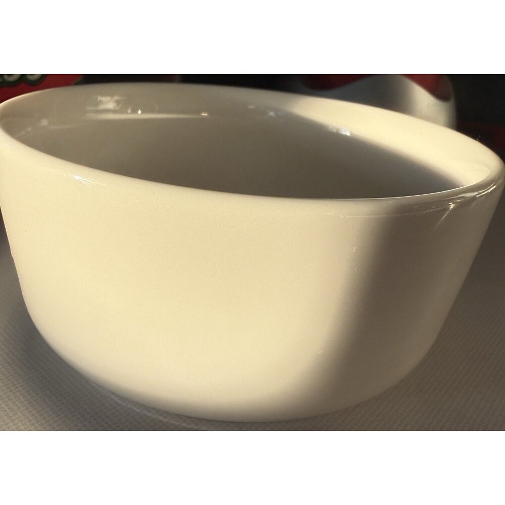 FIDO'S DINER White Live Love Bark & Pawprint Dog Cat Pet Food Water Bowl - Picture 6 of 6